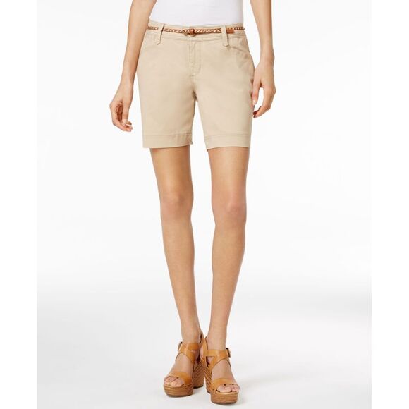 Lee Platinum Petite Georgia Belted Shorts - Picture 1 of 3